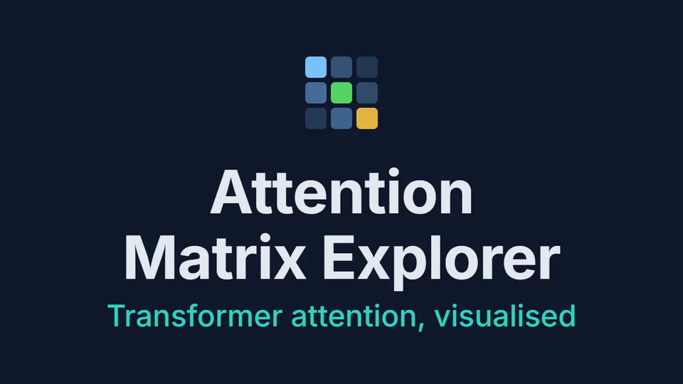 Captura de Attention Matrix Explorer